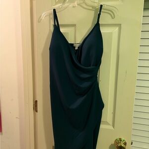 Elegant Dark Green Dress